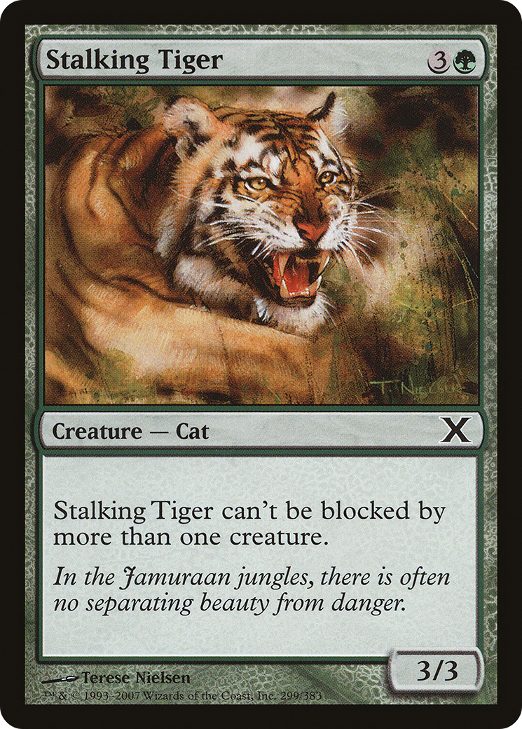 Stalking Tiger (299) Foil - Tenth Edition