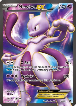 Mewtwo EX (Full Art) (98) Holofoil - Next Destinies
