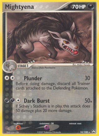 Mightyena (18) Reverse Holofoil - Power Keepers