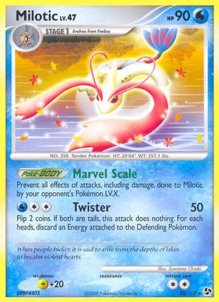 Milotic (25) Reverse Holofoil - Great Encounters
