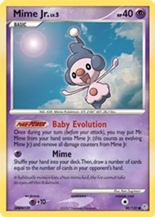 Mime Jr. (90) Reverse Holofoil - Diamond and Pearl