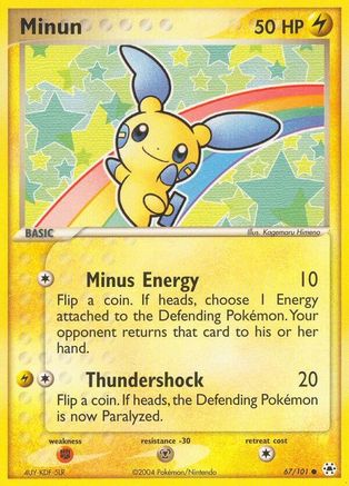 Minun (67) Reverse Holofoil - Hidden Legends