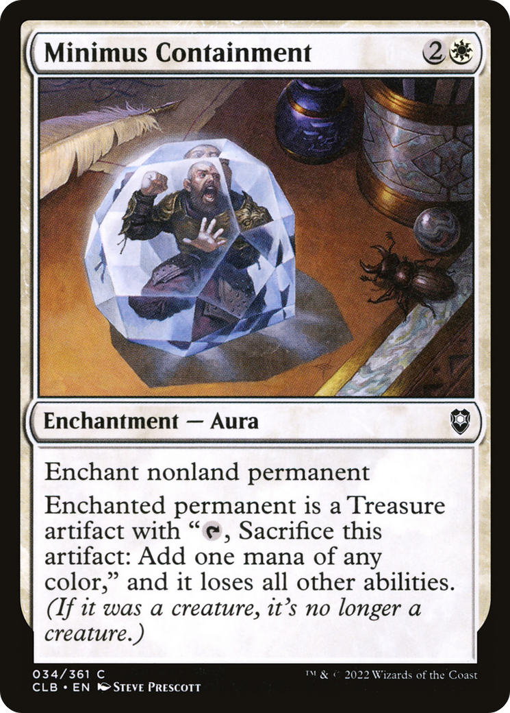 Minimus Containment [Commander Legends: Battle for Baldur's Gate] Foil