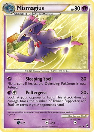Mismagius (28/95) [HeartGold & SoulSilver: Call of Legends] Reverse Holofoil