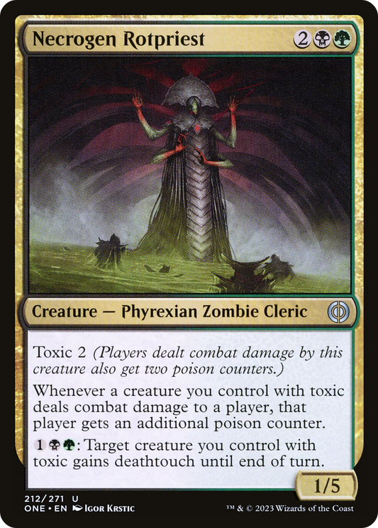 Necrogen Rotpriest [Phyrexia: All Will Be One] Foil