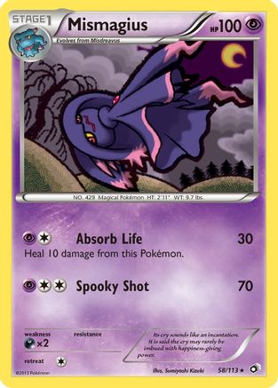 Mismagius (58/113) [Black & White: Legendary Treasures] Reverse Holofoil