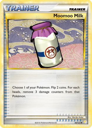 Moomoo Milk (94) Reverse Holofoil - HeartGold SoulSilver