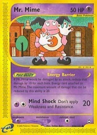 Mr. Mime (95b) (95b) Reverse Holofoil - Aquapolis
