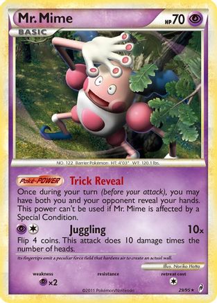 Mr. Mime (29/95) [HeartGold & SoulSilver: Call of Legends] Reverse Holofoil