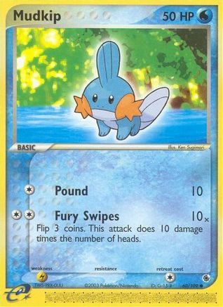 Mudkip - 60/109 (60) Reverse Holofoil - Ruby and Sapphire