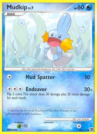 Mudkip (80) Reverse Holofoil - Great Encounters