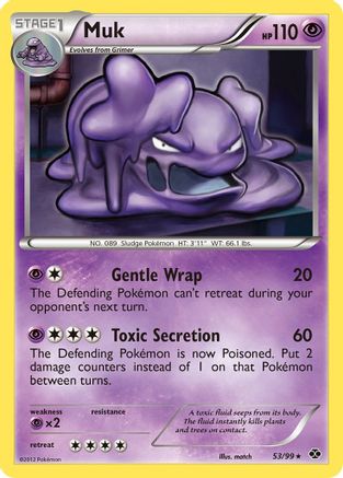 Muk (53/99) [Black & White: Next Destinies] Reverse Holofoil
