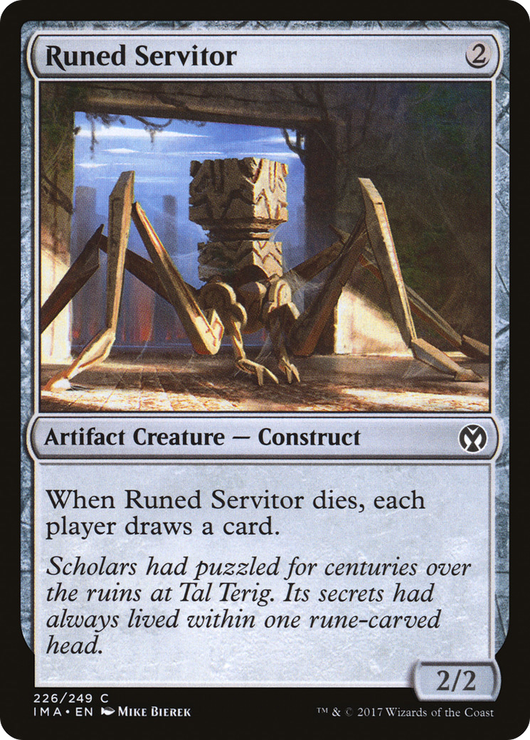Runed Servitor (226) Foil - Iconic Masters