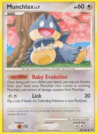 Munchlax (68) Reverse Holofoil - Majestic Dawn