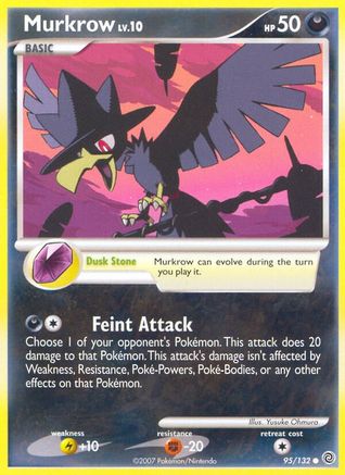 Murkrow (95) Reverse Holofoil - Secret Wonders