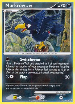 Murkrow (72) Reverse Holofoil - Supreme Victors