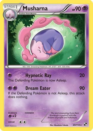 Musharna (49/114) [Black & White: Base Set] Reverse Holofoil