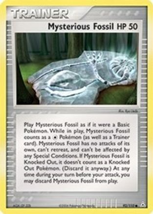 Mysterious Fossil (92) Reverse Holofoil - Holon Phantoms