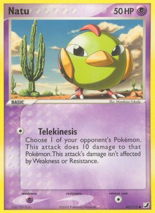 Natu (63) Reverse Holofoil - Unseen Forces