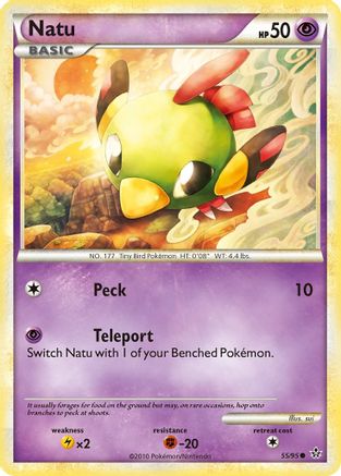 Natu (55) Reverse Holofoil - Unleashed