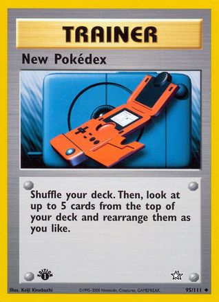 New Pokedex (95/111) [Neo Genesis 1st Edition] | Silver Goblin