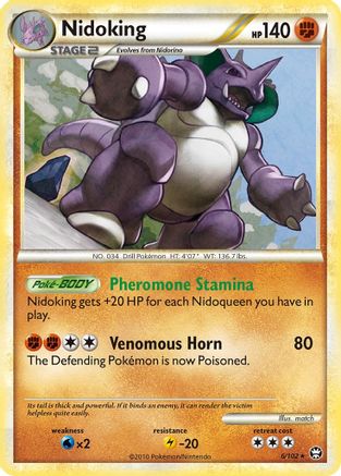 Nidoking (6) Reverse Holofoil - Triumphant