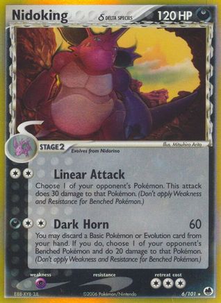 Nidoking (Delta Species) (6) Reverse Holofoil - Dragon Frontiers