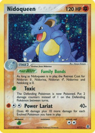 Nidoqueen (9) Reverse Holofoil - FireRed & LeafGreen