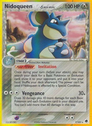Nidoqueen (Delta Species) (7) Reverse Holofoil - Dragon Frontiers