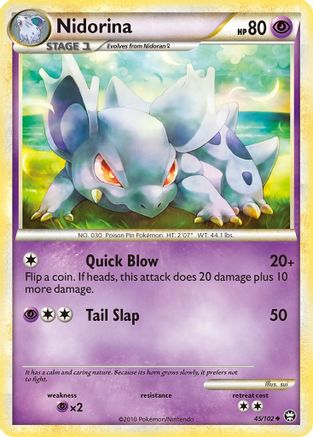 Nidorina (45) Reverse Holofoil - Triumphant