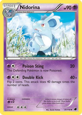 Nidorina (41) Reverse Holofoil - Plasma Freeze