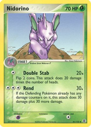 Nidorino (41) Reverse Holofoil - FireRed & LeafGreen