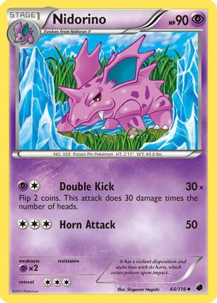 Nidorino (44) Reverse Holofoil - Plasma Freeze