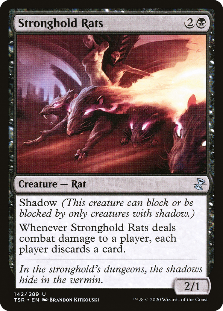 Stronghold Rats [Time Spiral Remastered] Foil