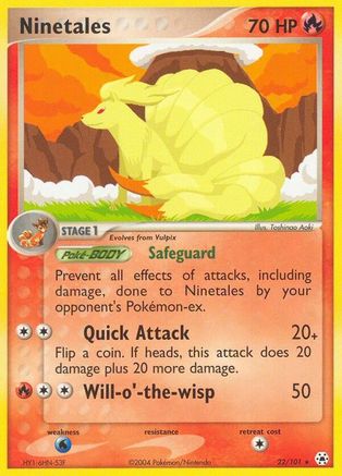 Ninetales (22) Reverse Holofoil - Hidden Legends