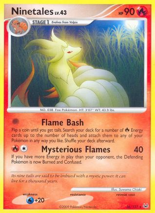 Ninetales (36) Reverse Holofoil - Platinum