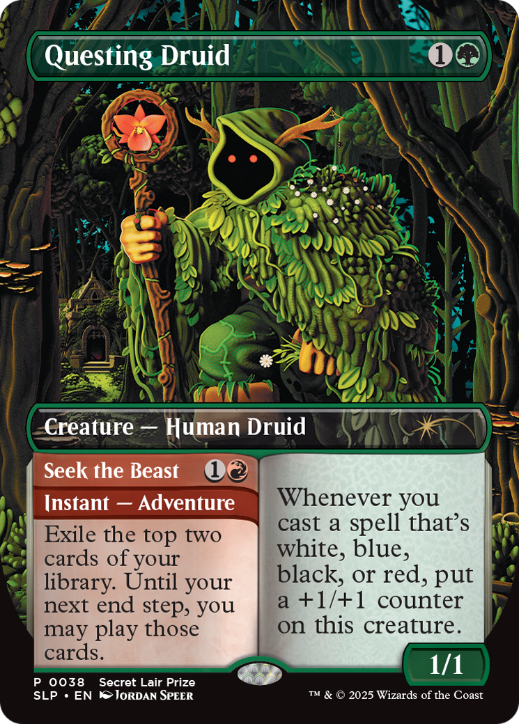 Questing Druid (038) Foil - Secret Lair Showdown