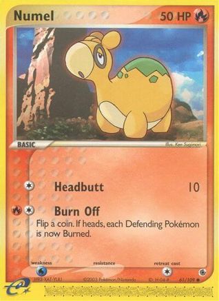 Numel (61) Reverse Holofoil - Ruby and Sapphire