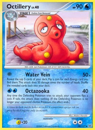 Octillery (58) Reverse Holofoil - Platinum
