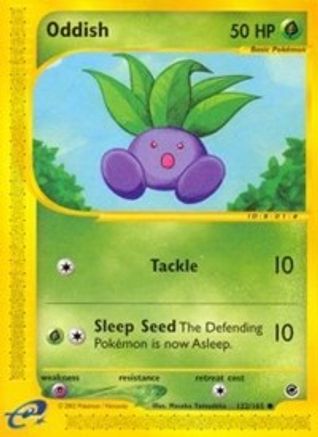 Oddish (122/165) [Expedition: Base Set] | Silver Goblin