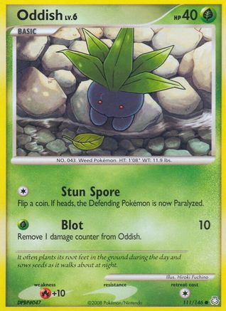 Oddish (111) Reverse Holofoil - Legends Awakened