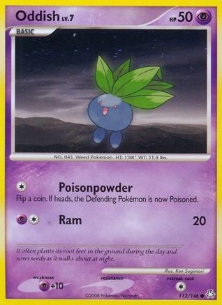Oddish (112) Reverse Holofoil - Legends Awakened