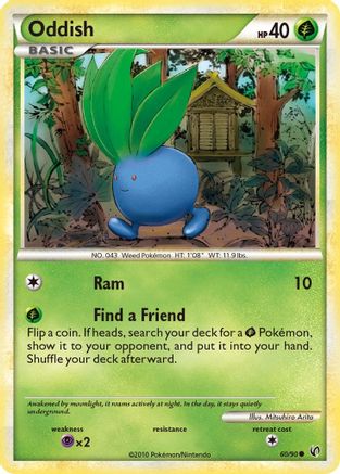 Oddish (60) Reverse Holofoil - Undaunted