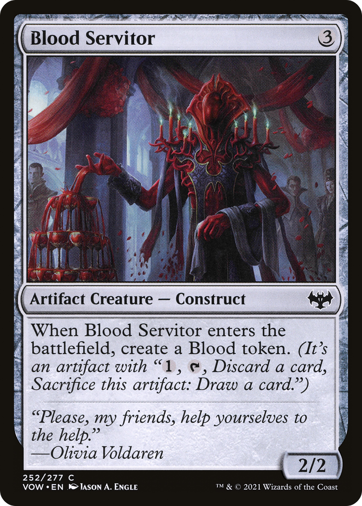Blood Servitor [Innistrad: Crimson Vow] Foil