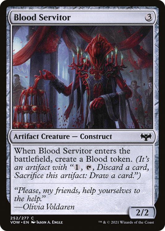 Blood Servitor [Innistrad: Crimson Vow] Foil