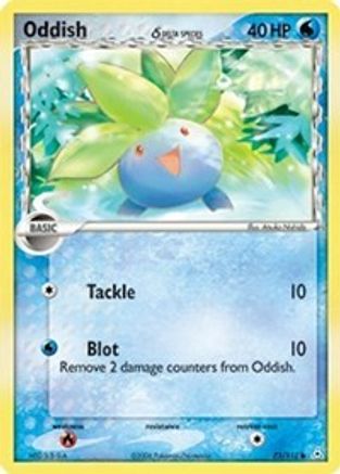 Oddish (Delta Species) (73) Reverse Holofoil - Holon Phantoms