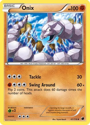 Onix (61) Reverse Holofoil - Plasma Freeze