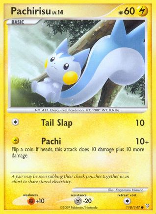 Pachirisu (118) Reverse Holofoil - Supreme Victors