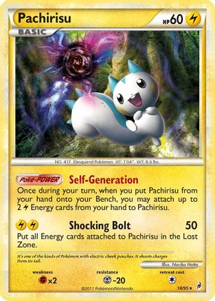 Pachirisu (18/95) [HeartGold & SoulSilver: Call of Legends] | Silver Goblin