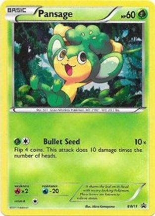 Pansage (BW11) [Black & White: Black Star Promos] | Silver Goblin